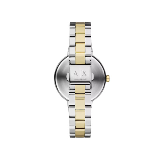 Armani Exchange AX5176 ženski sat A|X Jackie Two Tone Gold Stainless Steel Sunray Green Dial 36mm