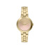 Armani Exchange AX5182 ženski sat Monochromatic Design Gold Stainless Steel Sunray Nude Pink Dial 36mm