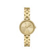Armani Exchange A|X AX5831 ženski sat Ava All Gold Tone Sunray Champagne Dial 32mm Minimal Chic