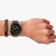 Armani Exchange AX7102SET muški sat A|X Nico Black Stainless Steel Gold Tone Detail Monochromatic Design Black Dial 44mm