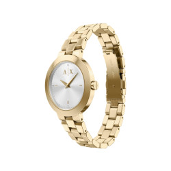 Armani Exchange A|X AX7185SET ženski sat i narukvica Jackie Classic Lady Gold Tone & Pearls Sunray Dial 36mm POKLON IDEJA