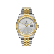 Beverly Hills Polo Club BP3018X.230 unisex Two Tone Silver Gold Stainless Steel Sapphire Crystal Sunray White Dial 41mm