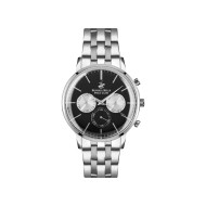 Beverly Hills Polo Club BP3035X.350 muški sat Multifunkcionalni Elegant Silver Tone Stainless Steel Black Dial 44mm