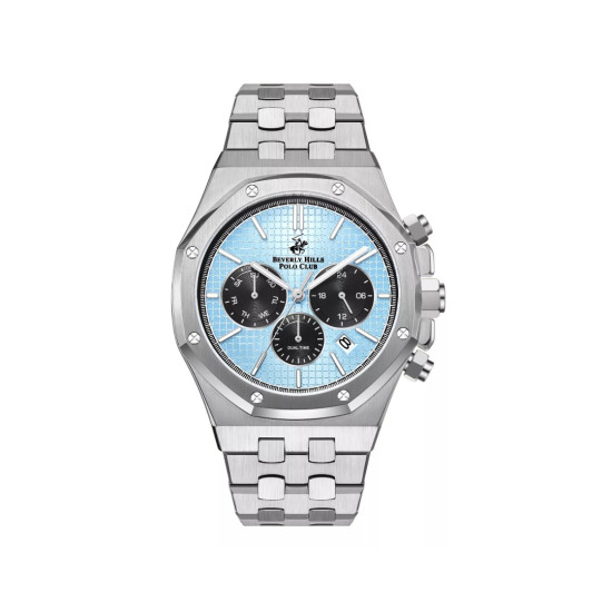 Beverly Hills Polo Club BP3051X.300 muški sat Ice Blue Royal Octagon Premium Sport Luxe Matte Finish 42mm