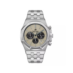 Beverly Hills Polo Club BP3051X.360 muški sat Sand Beige Royal Octagon Premium Sport Luxe Matte Finish 42mm