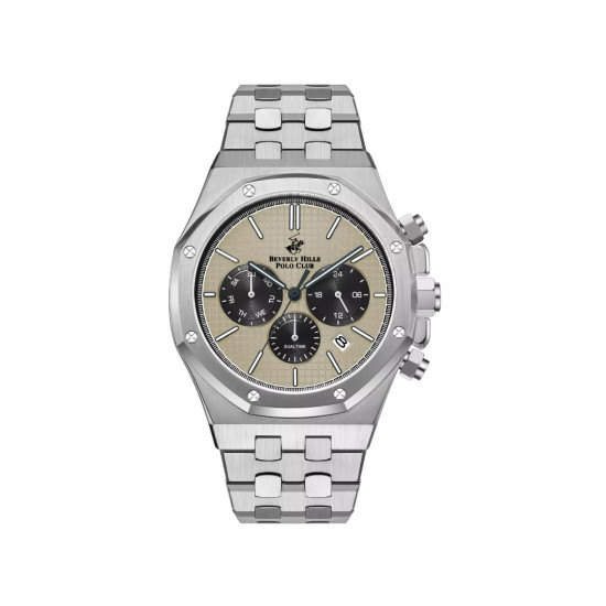 Beverly Hills Polo Club BP3051X.360 muški sat Sand Beige Royal Octagon Premium Sport Luxe Matte Finish 42mm