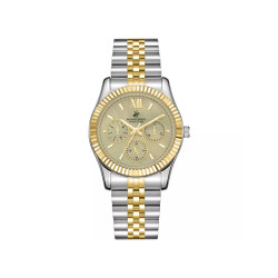 Beverly Hills Polo Club BP3169C.210 ženski sat Multifunction Two Tone Stainless Steel Jubilee Bracelet Champagne Dial Edition 34mm