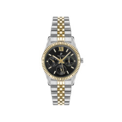 Beverly Hills Polo Club BP3169C.250 Ženski sat Multifunction Two Tone Stainless Steel Jubilee Bracelet Edition Black Dial 34mm