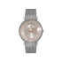 Beverly Hills Polo Club BP3287X.310 ženski sat Silver Stainless Steel Mesh Band Nude Peach Dial 35mm Rose Gold Detail