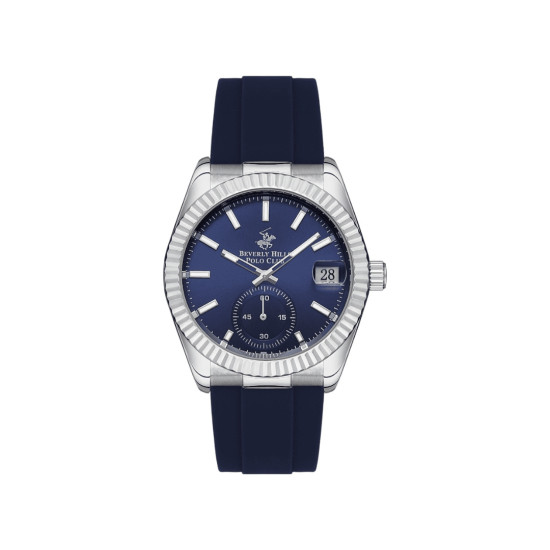 Beverly Hills Polo Club BP3325X.399 muški sat Classic Marine Deep Blue Silicone 41mm