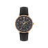 Beverly Hills Polo Club BP3391C.451 ženski sat Multifunction Rose Gold Sapphire Crystal kožni kaiš Black Dial 36mm