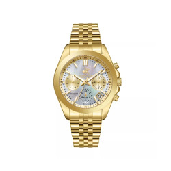 Beverly Hills Polo Club BP3656C.120 ženski sat Diamond Multifunction Gold Tone Luxury Mother of Pearl Dial 35mm