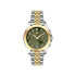 Beverly Hills Polo Club BP3656C.270 Ženski sat Olive Green Sunray Two Tone Silver Gold Stainless Steel 35mm