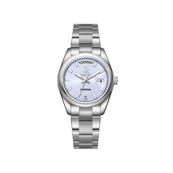 Beverly Hills Polo Club BP3709X.360 ženski sat Classic Diamond Baby Blue Sunray Dial 34mm