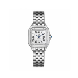 Beverly Hills Polo Club BP3755C.330 ženski sat Urban Heritage Silver Tone & Roman Numerals & White Dial 27mm Blue Hands-Santos Inspired Style