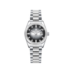 Beverly Hills Polo Club BP3801X.350 ženski sat Silver Stainless Steel Sunray Gradiment Grey Dial 32mm