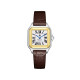 Beverly Hills Polo Club BP3908C.232 ženski sat Urban Heritage Two Tone & Roman Numerals & White Dial 27mm kožni kaiševi - Santos Inspired Style