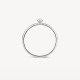 Blush 1198WZI zlatan prsten 14ct White Gold Solitaire Zirconia Ring 3mm Veličina 48