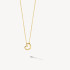 Blush 3081YGO zlatna ogrlica 14ct Gold Open Heart Pendant Necklace