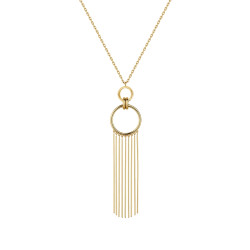 Brosway Aura ogrlica BAU03 Gold Tone Stainless Steel Long 50cm