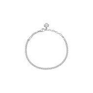 Brosway BEI016 narukvica Desideri Tennis White Cubic Zirconia Silver Stainless Steel Good Luck - Dobra sreća