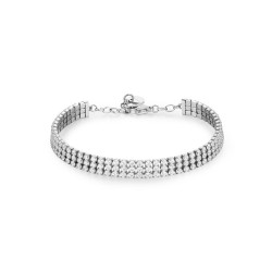 Brosway BEI093 narukvica troredna Desideri Tennis Cubic Zirconia Silver Tone