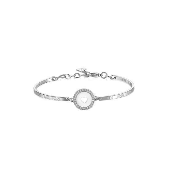 Brosway Chakra BHK407 narukvica Love for Grandma Silver Stainless Steel- Volim te bako