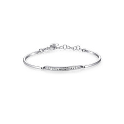 Brosway Chakra BHK96 narukvica Classic Silver Stainless Steel Swarovski Crystal 