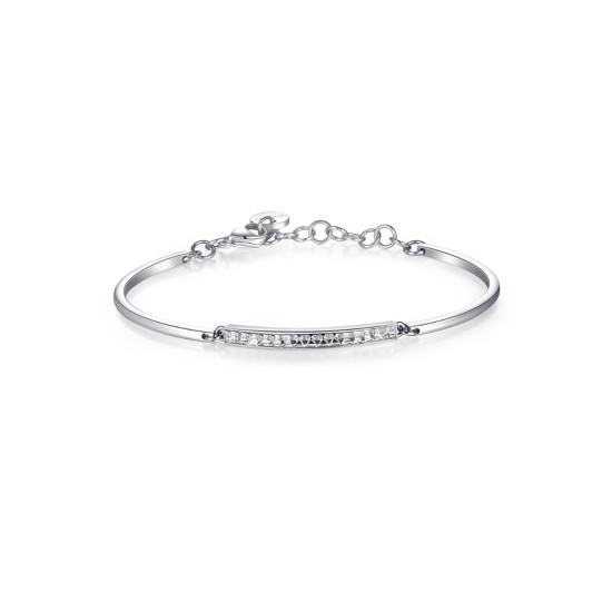 Brosway Chakra BHK96 narukvica Classic Silver Stainless Steel Swarovski Crystal 