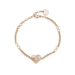 Brosway Chakra BHKB024 narukvica Infinite Protection Evil Eye Romantic Rose Gold Simboli zaštite i beskonačnosti