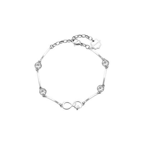 Brosway Chakra BHKB029 narukvica Infinity Life Silver Stainless Steel Swarovski Crystal-Simbol beskonačnosti života