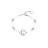 Brosway Chakra BHKB052 narukvica Alfabet D Silver Stainless Steel Swarovski Crystal-Slovo D