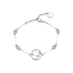 Brosway Chakra BHKB064 narukvica Alfabet P Silver Stainless Steel Swarovski Crystal-Slovo P