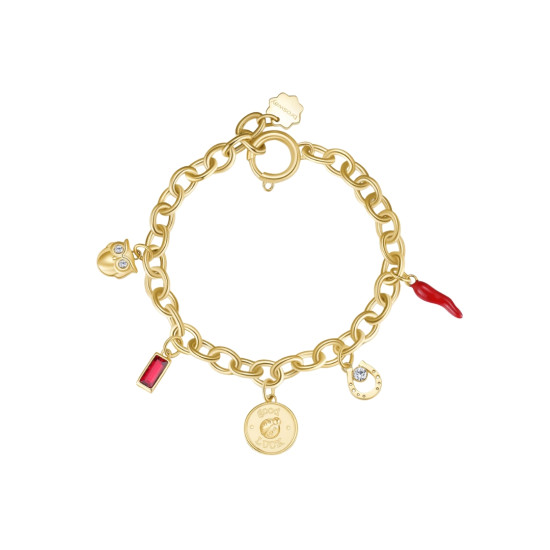 Brosway Chakra BHKB118 narukvica Good Luck Coccinella Gold Tone Stainless Steel -Simboli dobre sreće