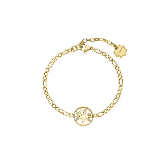 Brosway Chakra BHKB144 narukvica Tree of Life Gold Tone Stainless Steel-Simbol stabilnosti i porodice