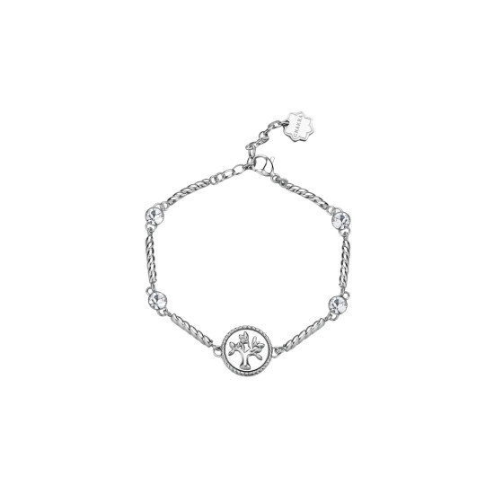Brosway Chakra BHKB156 narukvica Tree of Life Silver Tone Stainless Steel-Simbol stabilnosti i porodice