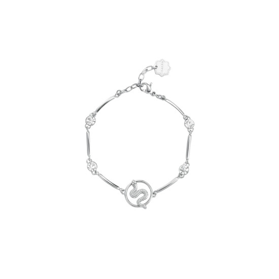 Brosway Chakra BHKB228 narukvica Snake Silver Stainless Steel Swarovski Crystal-Transformacija i moć