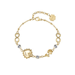 Brosway Chakra BHKB282 narukvica Amore Gold Tone Stainless Steel Swarovski Crystal-Simboli ljubavi i nežnosti