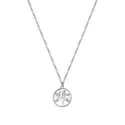 Brosway Chakra BHKN093 ogrlica Tree of Life Silver Tone Stainless Steel 48cm