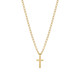 Brosway BIK30 muška ogrlica INK Cross Gold Tone Stainless Steel