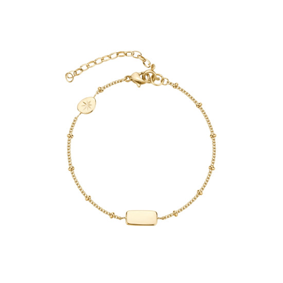 Brosway Essential BNL074 narukvica Minimalist Central Plate Gold Tone Stainless Steel-Simbol balansa