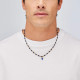 Brosway BTD004 muška ogrlica Riptide Blue Lapis Lazuli Pendant Gold Tone Stainless Steel
