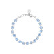 Brosway Symphonia BYM170 narukvica Sky Blue Crystals Silver Stainless Steel 