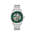 BULOVA 96A329 muški sat Sutton Automatic Full Skeleton Silver Tone Stainless Steel Sapphire Crystal Green Dial 40mm
