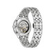 BULOVA 96A329 muški sat Sutton Automatic Full Skeleton Silver Tone Stainless Steel Sapphire Crystal Green Dial 40mm