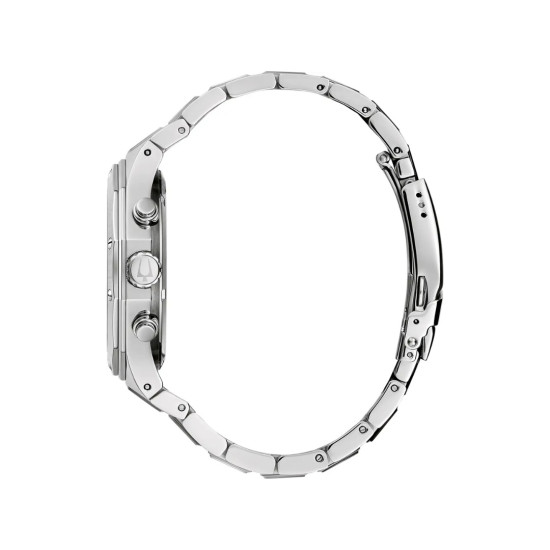 BULOVA 96B410 muški sat Classic Octogon Chronograph Sapphire Crystal Black Dial 44mm 10ATM