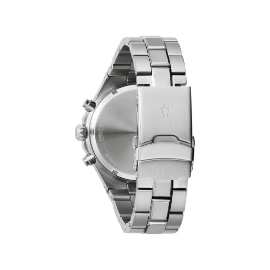 BULOVA 96B410 muški sat Classic Octogon Chronograph Sapphire Crystal Black Dial 44mm 10ATM