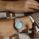 BULOVA 96P248 ženski sat Marine Star Diamonds Sapphire Crystal Aqva Blue Mother-of-Pearl Dial 36mm 10ATM