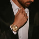 BULOVA 97A200 muški sat Marine Star Automatic Gold Tone Frosted Finish Champagne Dial 44mm 20ATM Luxury Vibe