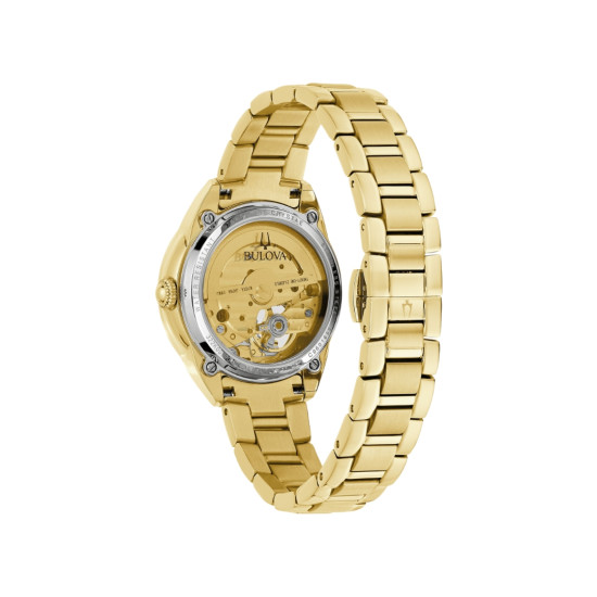 BULOVA 97L172 ženski sat Sutton Automatic Gold Tone Stainless Steel Mother of Pearl Dial 34mm